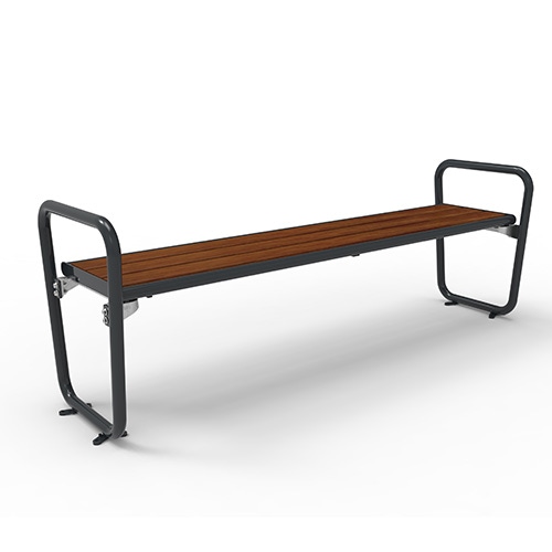 Bank Primavera Style mit Armlehne ohne Rückenlehne - Pagholz Produktbild MV S