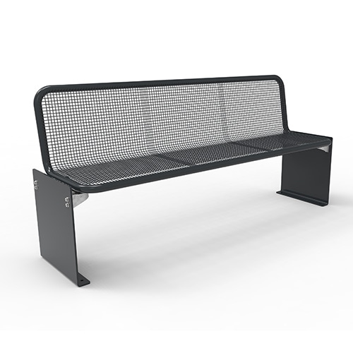 Bank Quadri Harmony mit Rückenlehne 3-sitzig Produktbild MV S