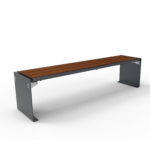 Bank Quadri Style mit Pagholzbelattung ohne Rückenlehne Produktbild FV S