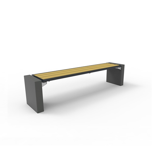 Bank Gloria Style mit Accoyabelattung ohne Rückenlehne Produktbild