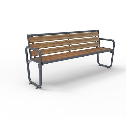 Bank Primavera Style mit Armlehne und Rückenlehne - Bambus Savanna Produktbild FV S