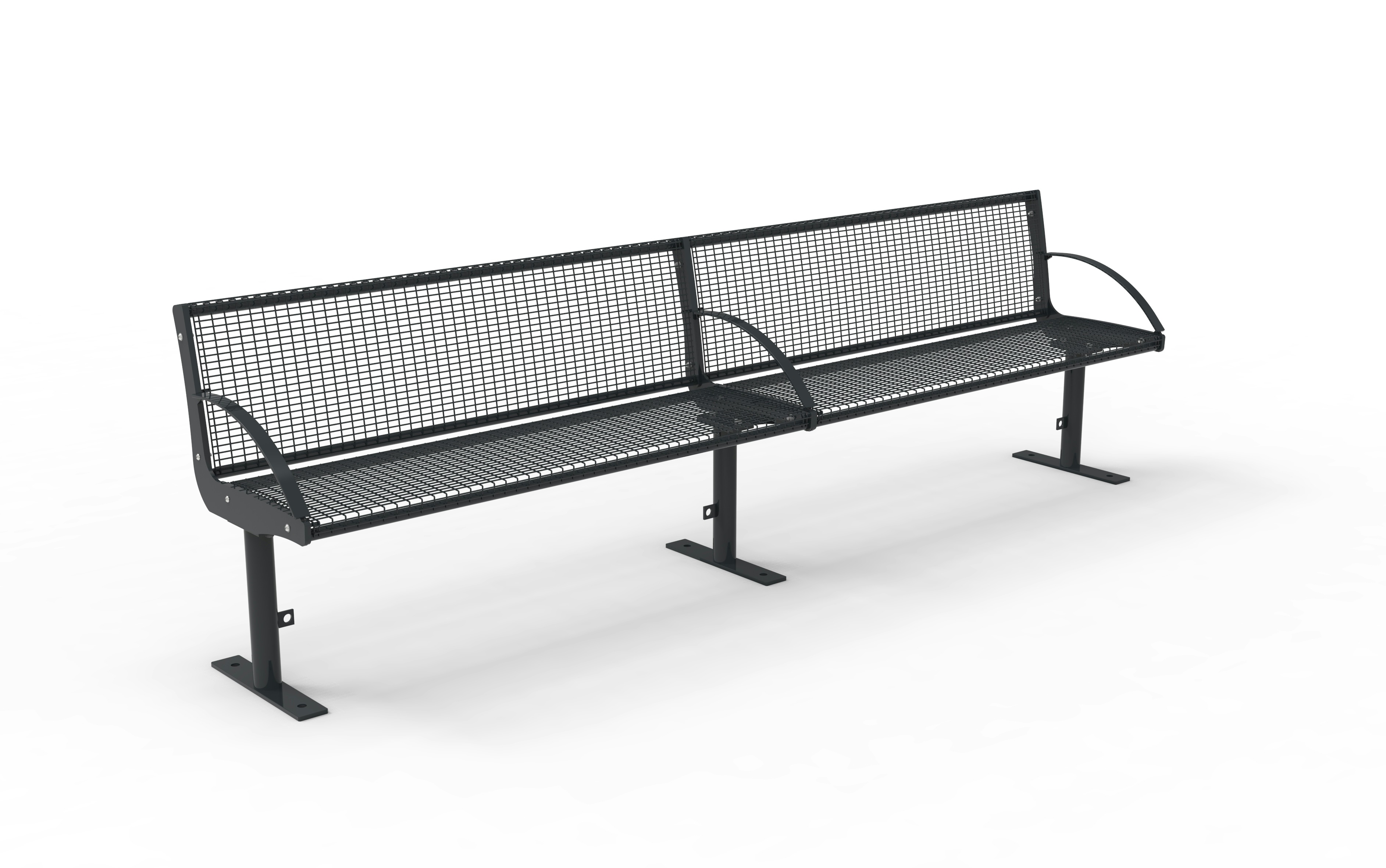 Bank Intersit Drahtgitter 6-sitzig - FP0 / mobil Produktbild