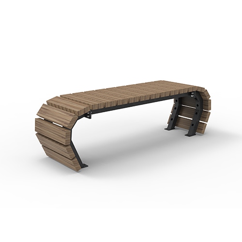 Bank Olympia Luna Flow 2-sitzig Bambus Savanna Produktbild