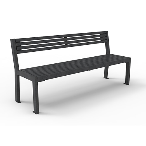 Bank Patio mit Rückenlehne Rohr Produktbild