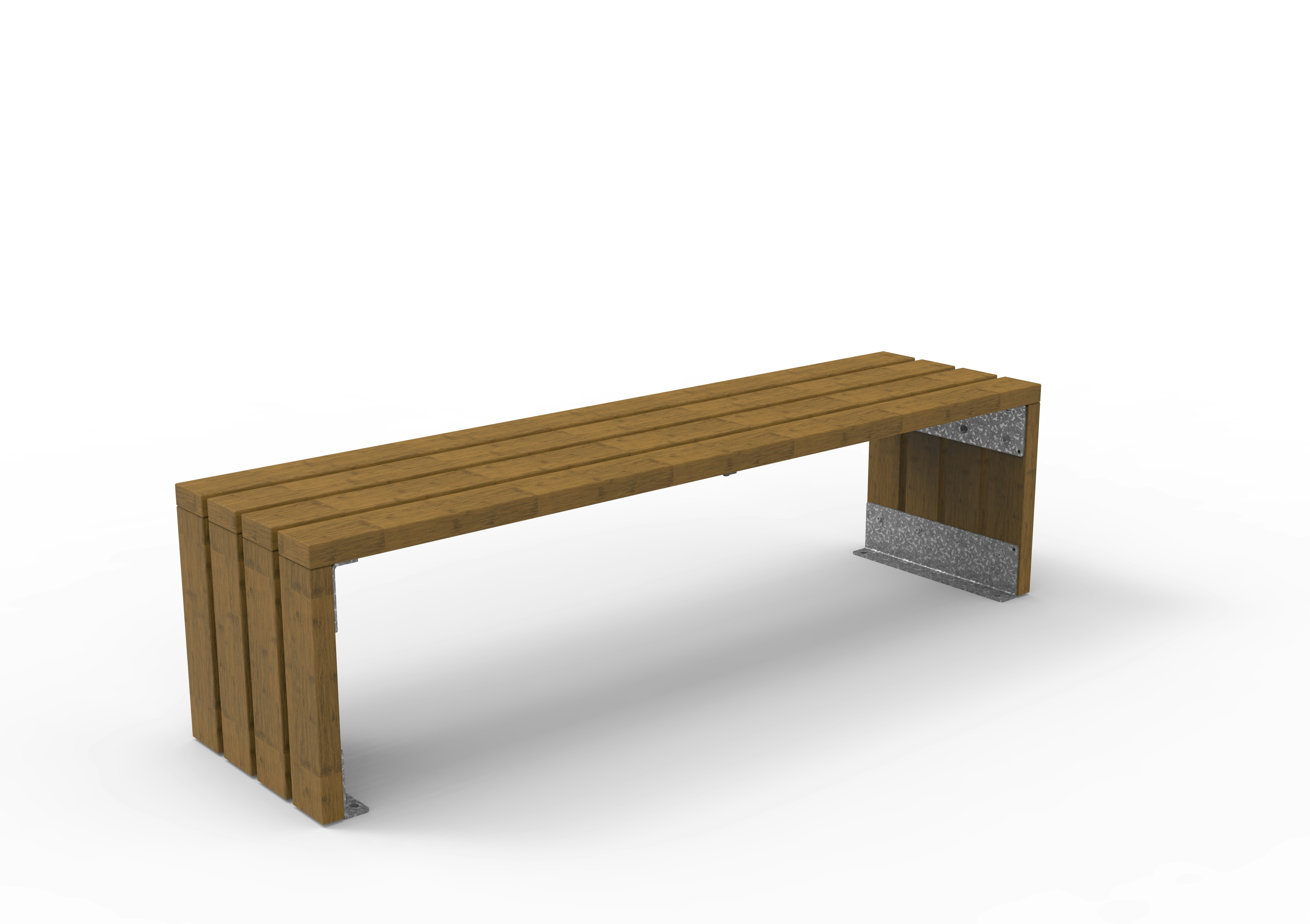 Bank Linea mit Bambusbelattung Savanna Produktbild