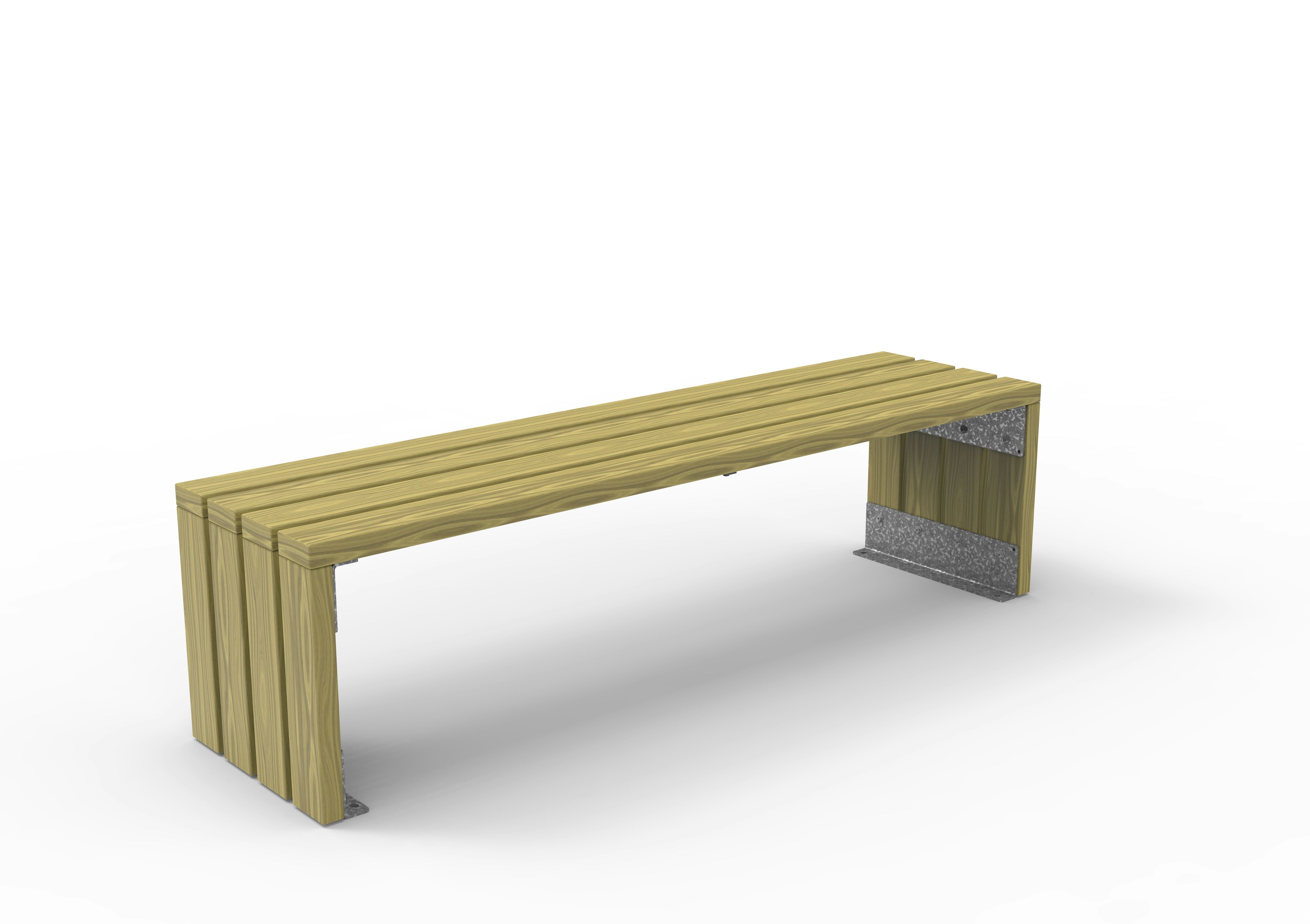 Bank Linea mit Robinienbelattung Produktbild