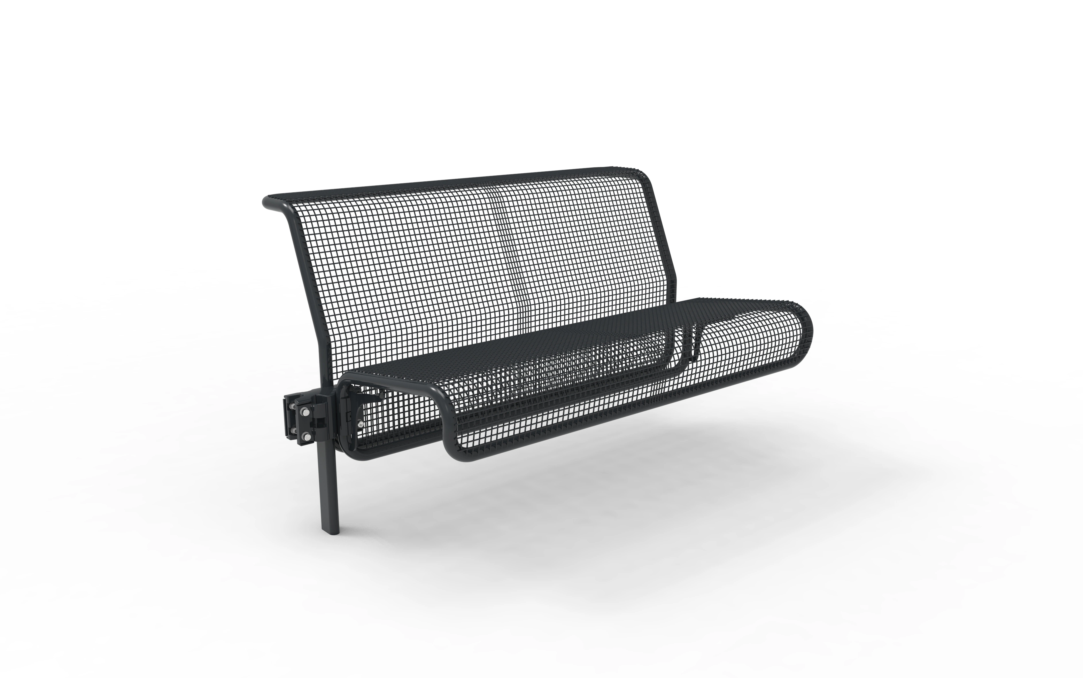 Olympia attachment element with straight backrest 2-seater (fixed) Product image