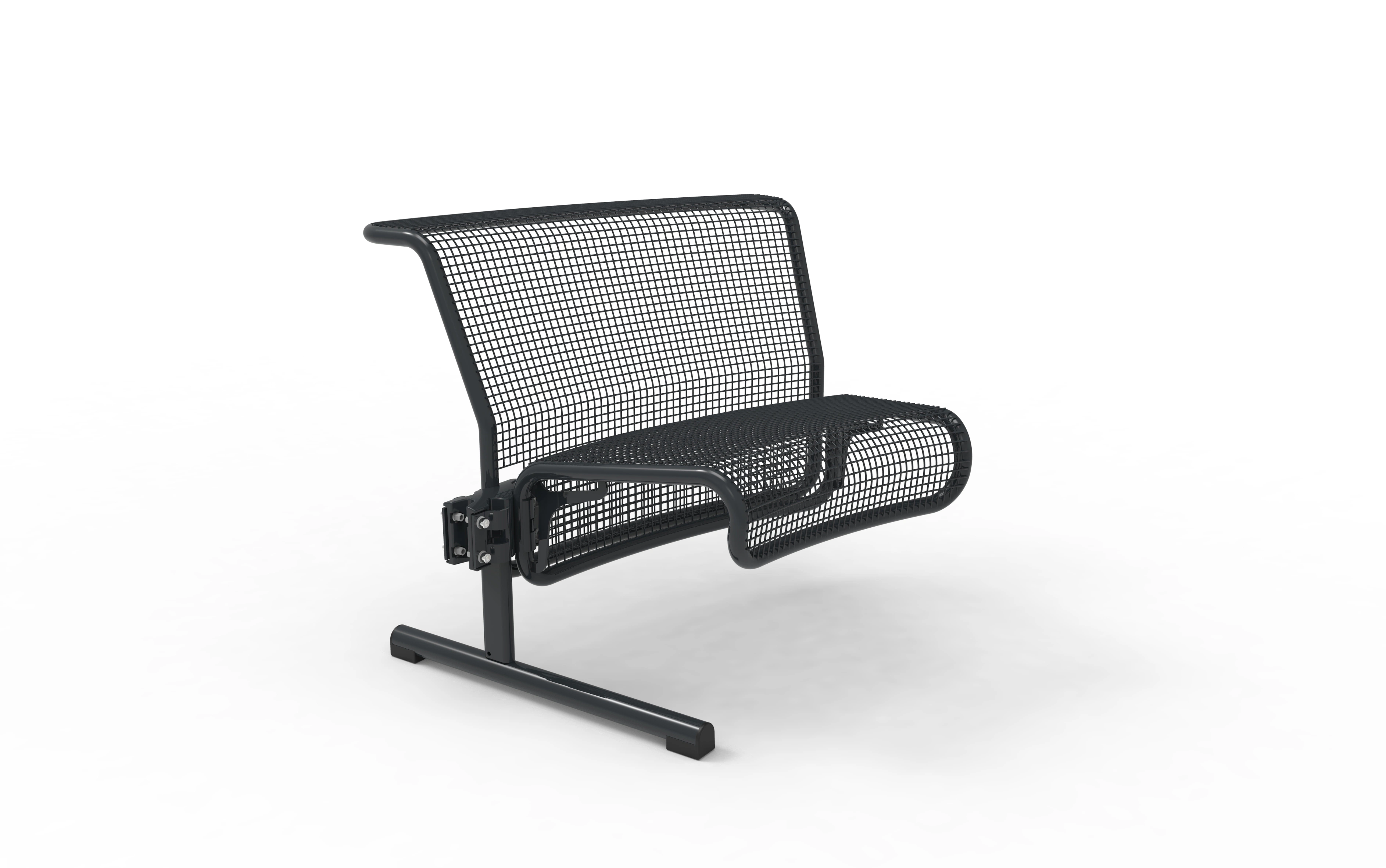 Olympia Attachment Element with Curved Inner Backrest 1-Seater (Mobile) Product image