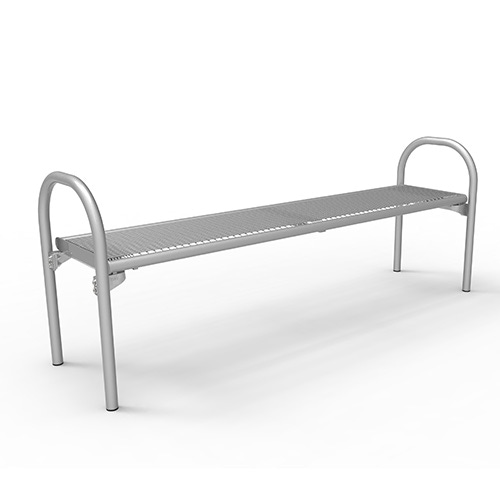 Bench Siesta Style without Backrest with Wire Mesh Insert - Fixed Product image