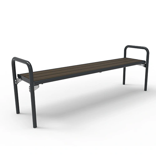 Bench Charisma Style without Backrest with Dark Bamboo Slats - Fixed Product image FV S