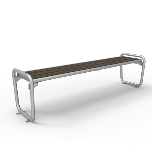Bench Primavera Style without Armrest and Backrest - Bamboo dark Product image MV S
