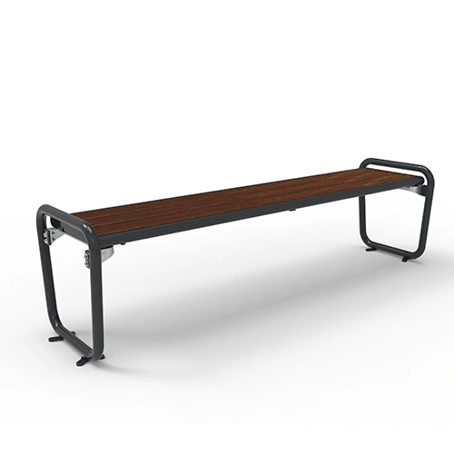 Bench Primavera Style without Armrest and Backrest - Recycled Plastic Product image
