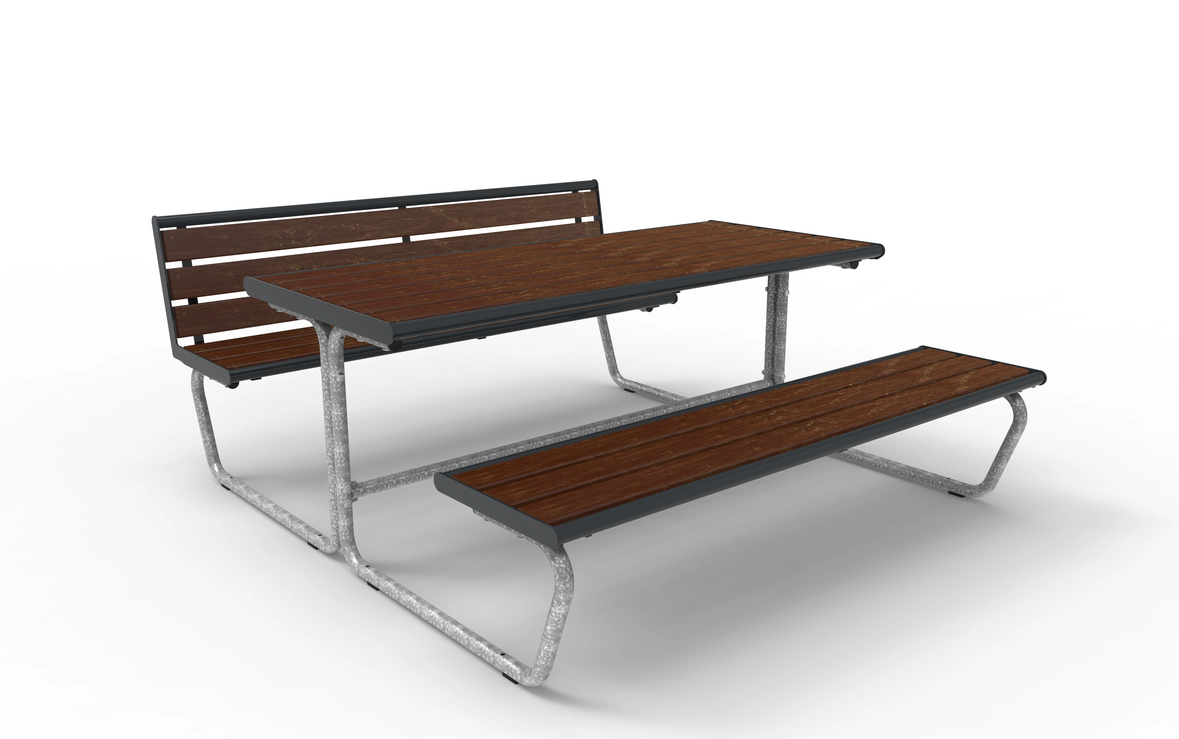 Parador Style with recycled plastic slats with one-sided backrest Product image