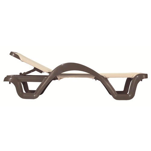 Liege Carmen Prestige - Gestell Bronze, Bespannung Natur Produktbild