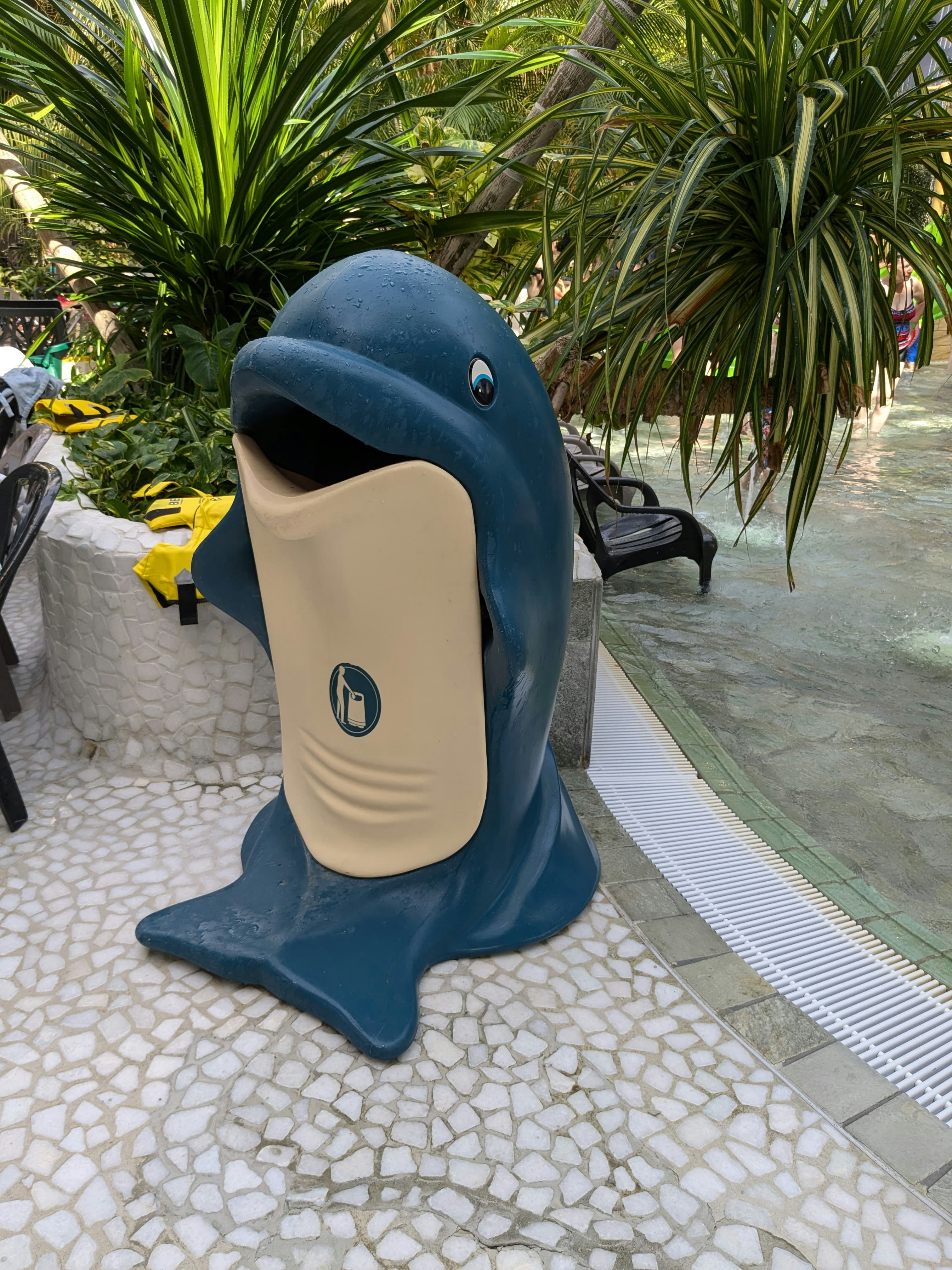 Abfallbehälter Delfin Splash Produktbild
