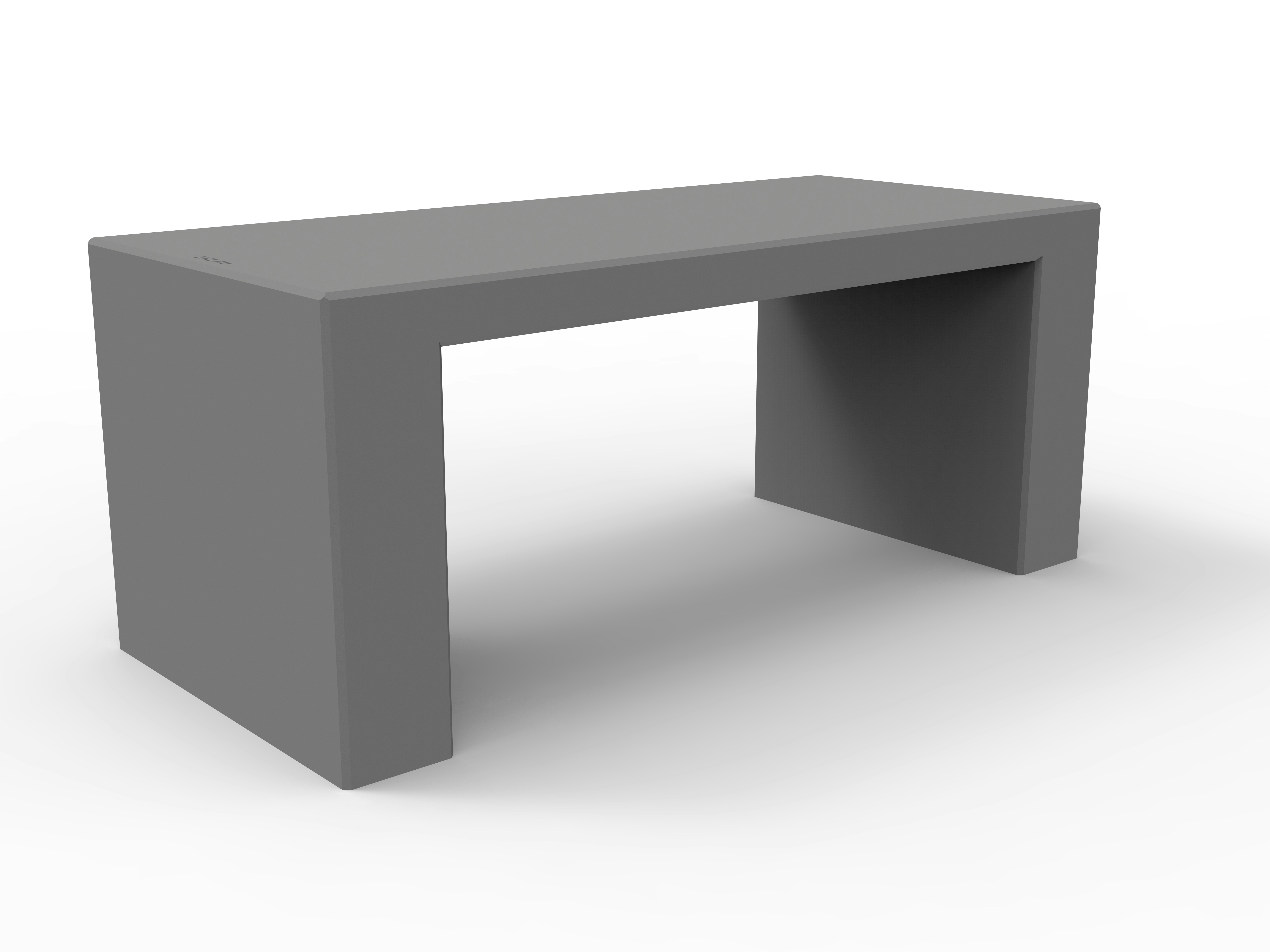 Tisch Urbano Cubo Beton grau Produktbild