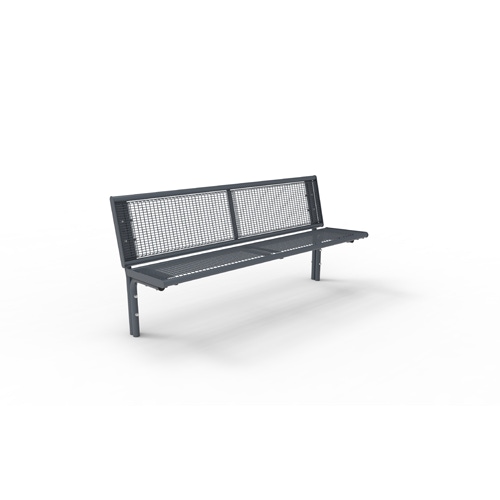 Bank Piazza Plus Style mit Drahtgitter Inlett ortsfest zum Einbetonieren Produktbild FV S