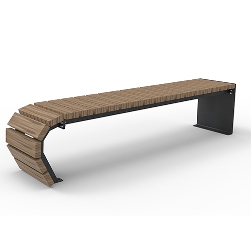 Grundelement Olympia Luna Flow 3-sitzig Bambus Savanna Produktbild