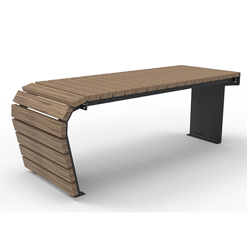 Tisch Olympia Luna Flow einseitig Bambus Savanna Produktbild
