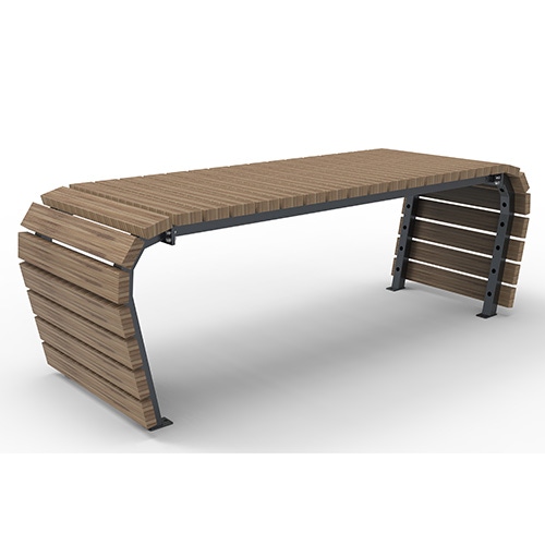 Tisch Olympia Luna Flow Bambus Savanna Produktbild