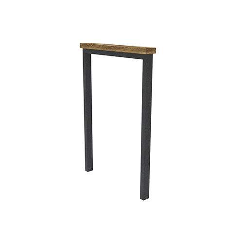 Anlehnbügel Patio m. Auflage aus Robinie ortsfest Produktbild