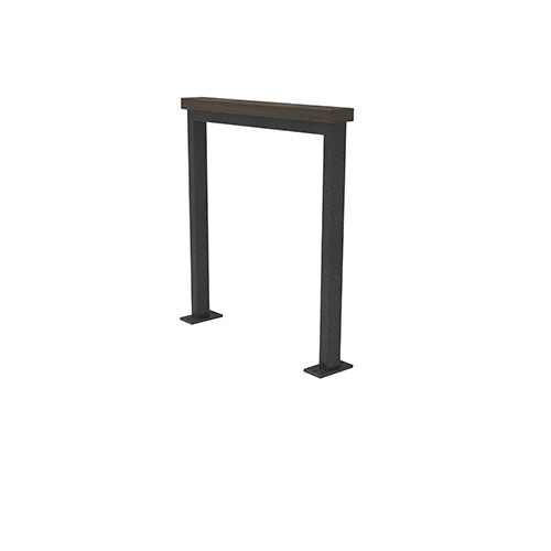 Anlehnbügel Patio mit Auflage aus Bambus dunkel FP0 Produktbild